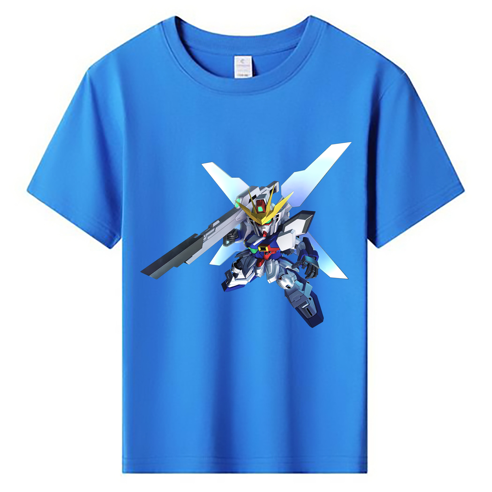（画像用） 機動戦士ガンダム Mobile Suit Gundam 綿100％キッズTシャツ（フロントプリント）